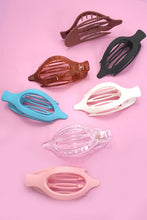 Oval Lay Down Flat Hair Clips