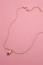 Teardrop Snake Chain Necklace