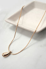 Teardrop Snake Chain Necklace