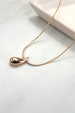 Teardrop Snake Chain Necklace