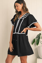 Joyful Moments Ricrac Detail Mini Dress
