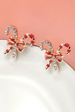 Candy Cane Bow Earrings