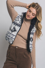 Inspired By You Black Reversible Corduroy Puffer Vest