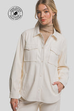 Endless Grace Faux Leather Shacket