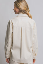 Endless Grace Faux Leather Shacket