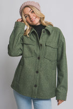 Warmth Within Olive Fleece Shacket