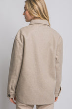 Warmth Within Oatmeal Fleece Shacket