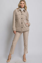 Warmth Within Oatmeal Fleece Shacket