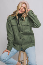Warmth Within Olive Fleece Shacket
