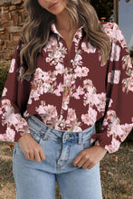 After the Rain Floral Puff Sleeve Blouse