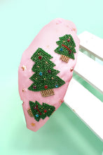 Christmas Tree Bead Headband