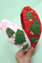 Christmas Tree Bead Headband