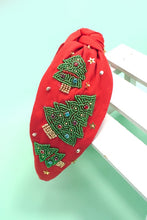 Christmas Tree Bead Headband