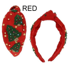 Christmas Tree Bead Headband