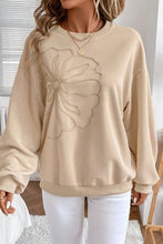 Fade into the Flowers Corded Sweatshirt