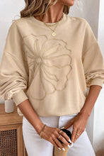 Fade into the Flowers Corded Sweatshirt