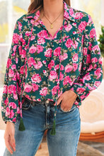 Timeless Blooms Floral Puff Sleeve Blouse