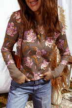 Blossom Haze Waffle Textured Top