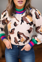 Untamed Glam Animal Knit Sweater