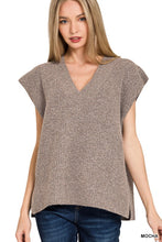 Subtle Statement Mocha Sweater Vest