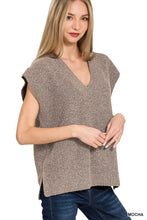 Subtle Statement Mocha Sweater Vest