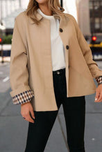 Evan Plaid Trench