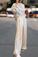 Play Time Varsity Striped Oatmeal Pants Set