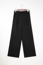 Pleated Loose Straight Pants