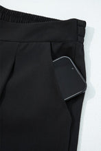 Pleated Loose Straight Pants