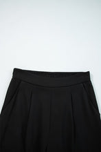 Pleated Loose Straight Pants