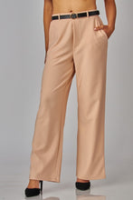 In Her Element Beige Belted Pants