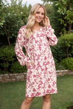 Live In It Puff Sleeve Floral Mini Dress