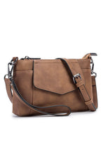 Convertible Crossbody Clutch Cognac