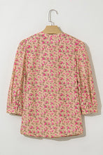 Softly Blooming Floral Bow Front Blouse