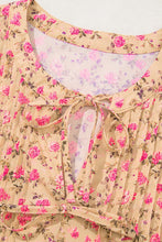 Softly Blooming Floral Bow Front Blouse