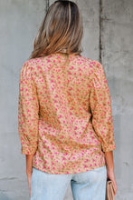 Softly Blooming Floral Bow Front Blouse