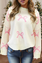 Tied With Love Bow Print Sweater