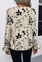 Botanical Elegance Floral Blouse