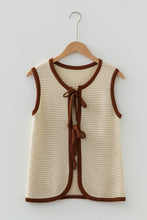Everything You Want Knot Front Sweater Vest