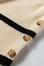 All In The Details Striped Button Detail Sweater