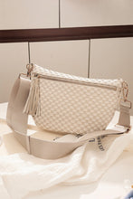 Beige Woven Bum Bag