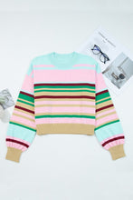 Sweater Era Striped Cropped Sweater