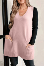 Cozy Daydream Pink Tunic Sweater Vest