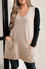 Cozy Daydream Tan Tunic Sweater Vest