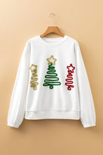 Tinsel Time Christmas Tree Tinsel Sweatshirt