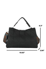 Black Retro Chic Tote Bag