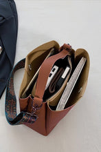 Camel Retro Chic Tote Bag