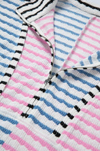 Get in Line Patchwork Half Zip Top