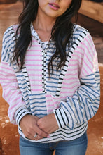 Get in Line Patchwork Half Zip Top