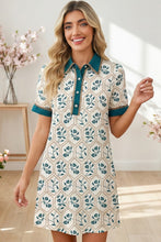 Breezy Days Geometric Floral Mini Dress